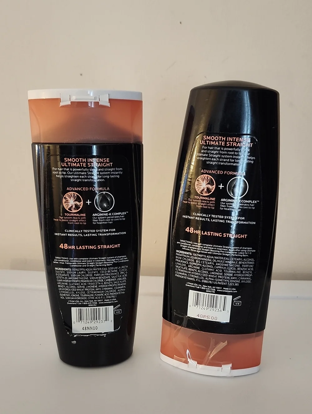L’Oréal Smooth Intense Ultimate Straightening Shampoo and Conditioner